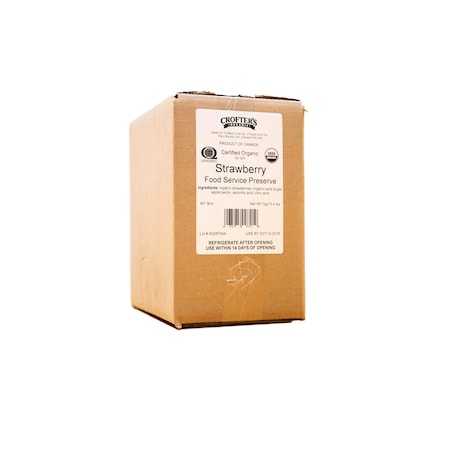 Crofters Organic Jelly Strawberry Foodservice 15.4lbs 067275007219